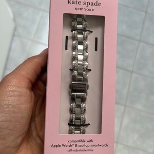 Apple watch band. Silver with rhinestones. Brand new, never used.